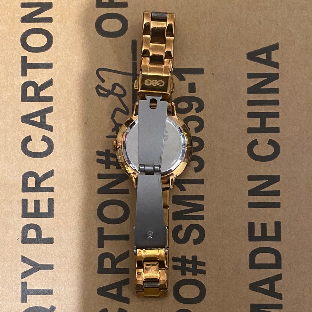 GBG Los Angeles Gold Watch with Crystal Accents. YES OFFER$ WELCOME - Picture 2 of 6
